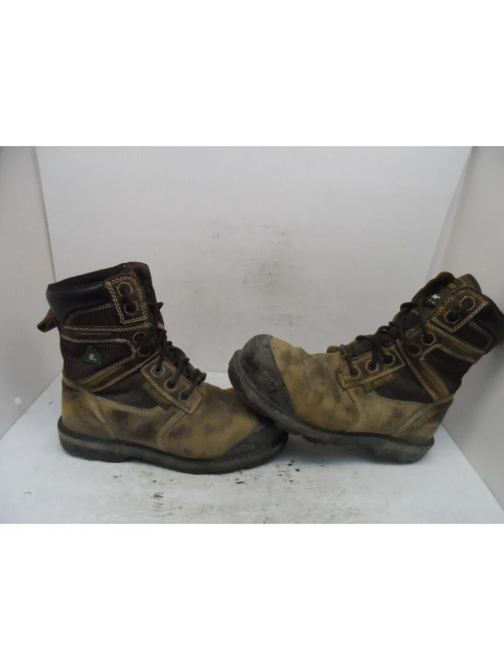 Royer Men's 8'' Metal-Free Comp Toe Comp Plate Work Boots 8680FLX Brown Size 11M